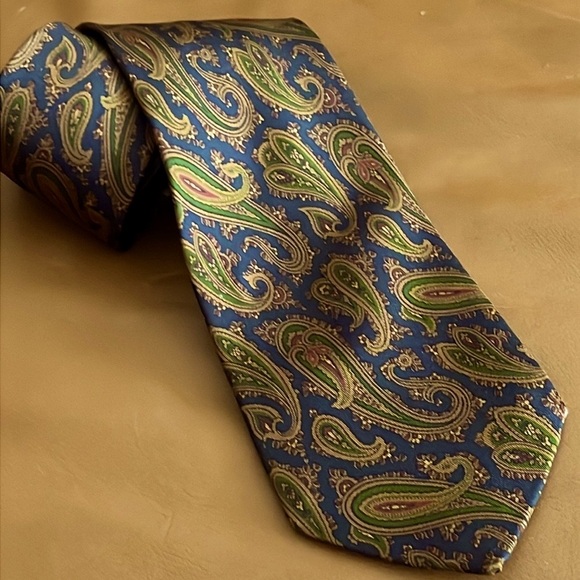 Luciano Barbera Luxury Silk Paisley Tie